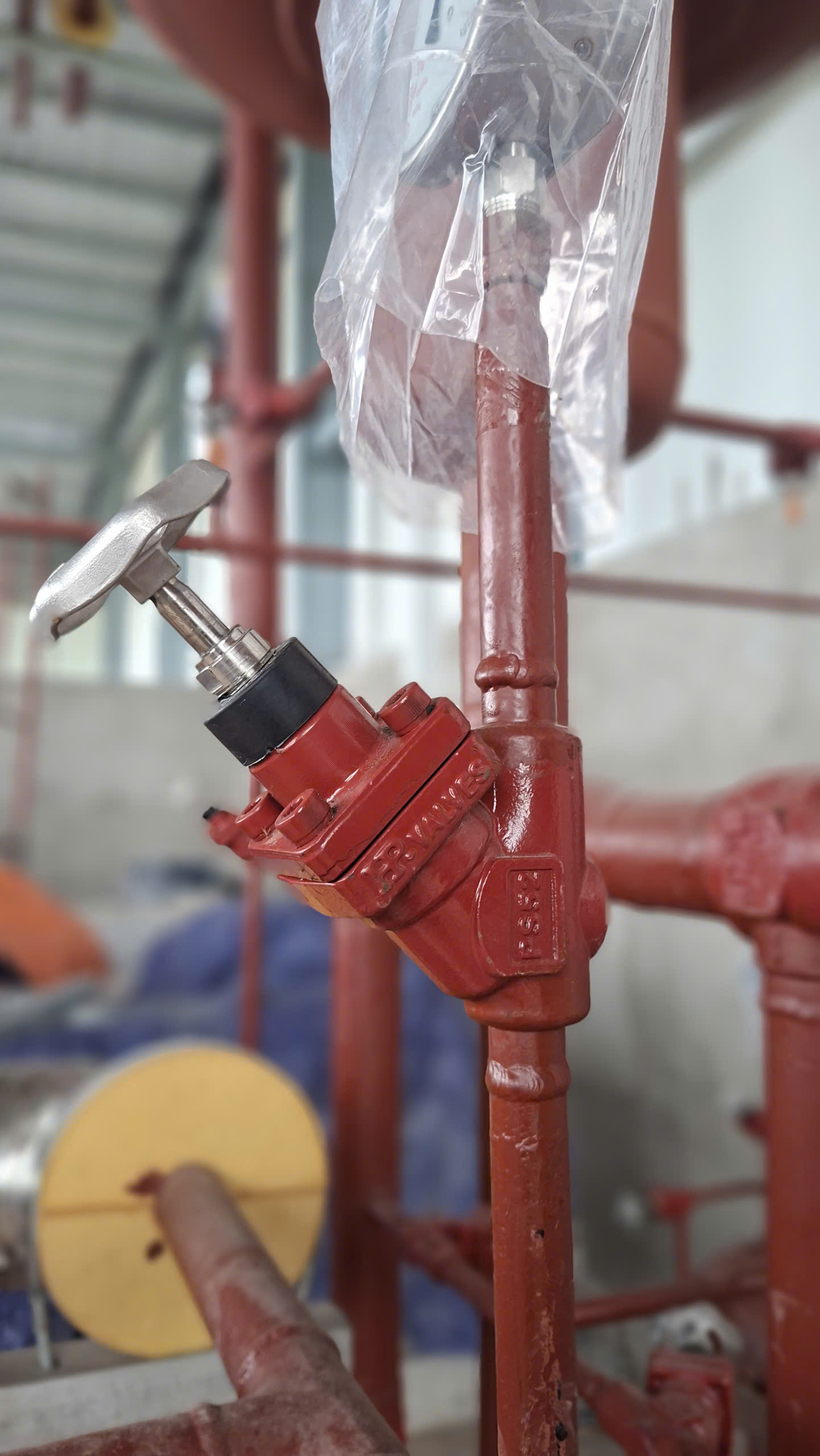 Van HP Valves lắp đặt thực tế trên hệ thống đường ống